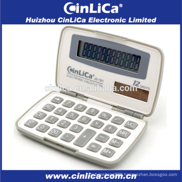 JS-12H plastic foldable 12 digits calculator